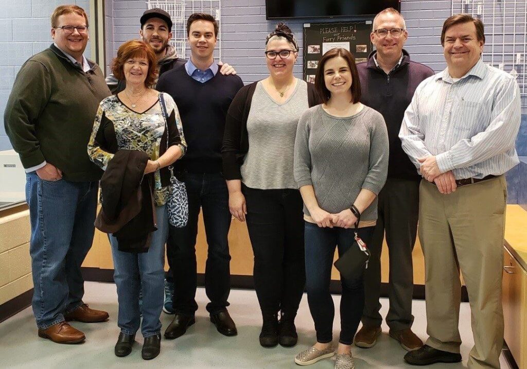 Pictured, left to right: Bob DeVries (GCSI), Becky (Rep. Coleman’s mom), Rep. Hammoud, Rep. Coleman, Natalie (from Rep. Pohutsky’s staff), Rep. Pohutsky, Matt Pepper (MHS CEO & President), and Dr. Robert Fisher (MHS Vice President & Chief Medical Officer).