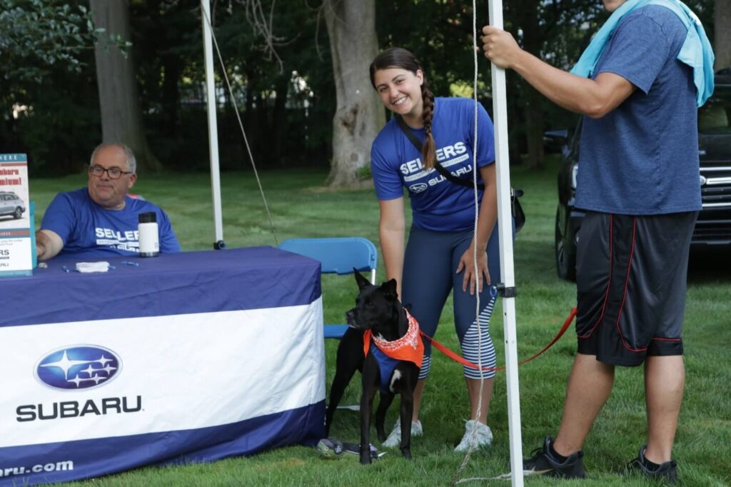 Sellers Subaru at a Michigan Humane event.