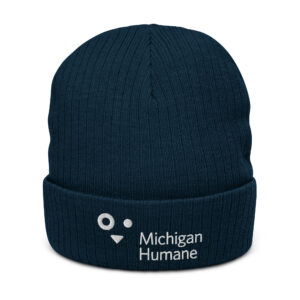Michigan Humane Ribbed knit beanie