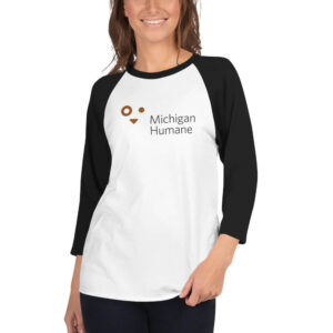 Michigan Humane 3/4 sleeve Shirt