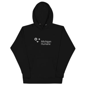 Michigan Humane Embroidered Unisex Hoodie