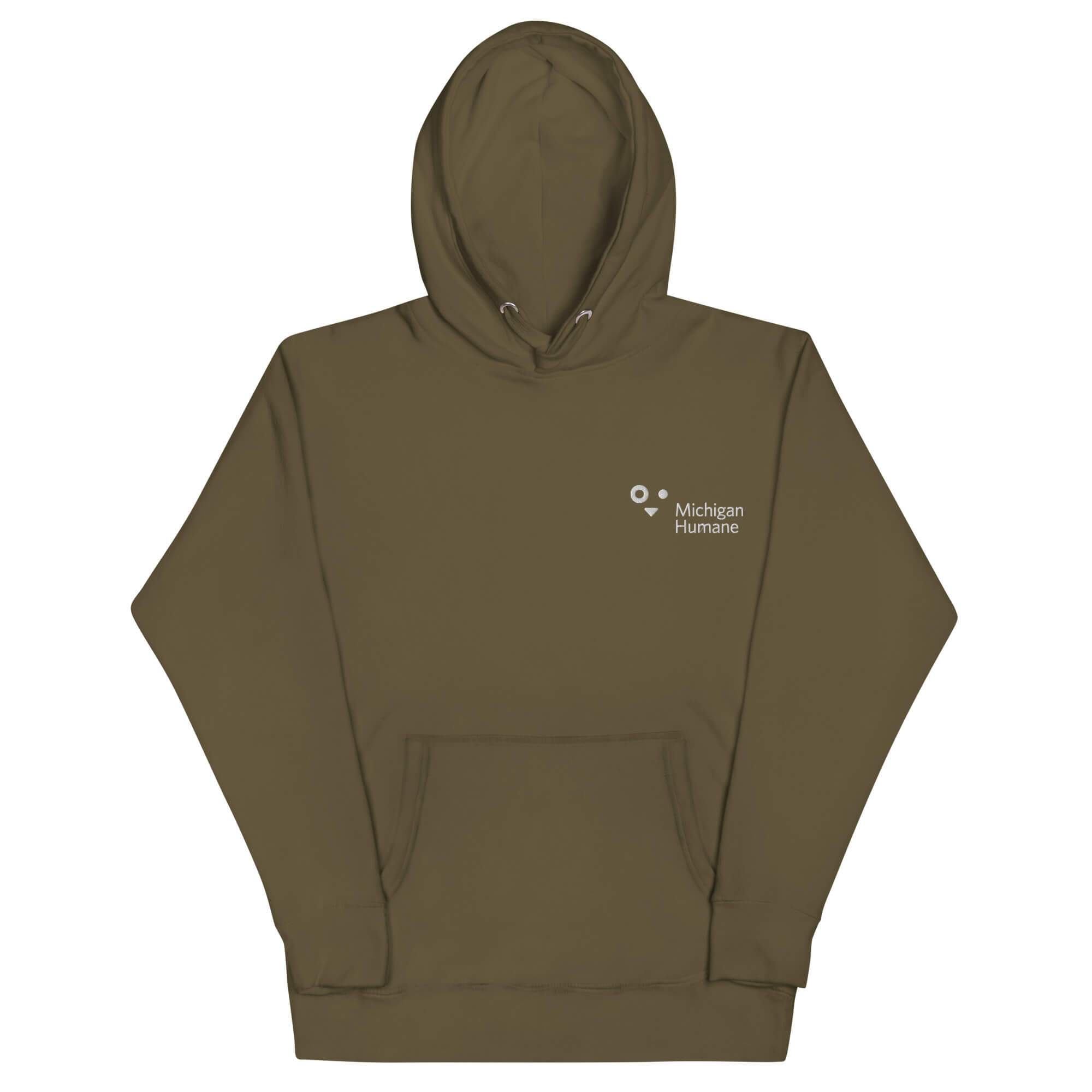 Michigan Humane Embroidered Unisex Hoodie - Image 7