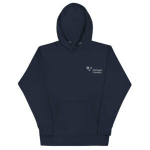 Michigan Humane Embroidered Unisex Hoodie